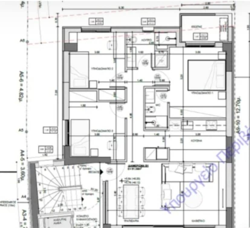 (Προς Πώληση) Κατοικία Διαμέρισμα || Αθήνα Νότια/Καλλιθέα - 91 τ.μ, 3 Υ/Δ, 360.000€ 
