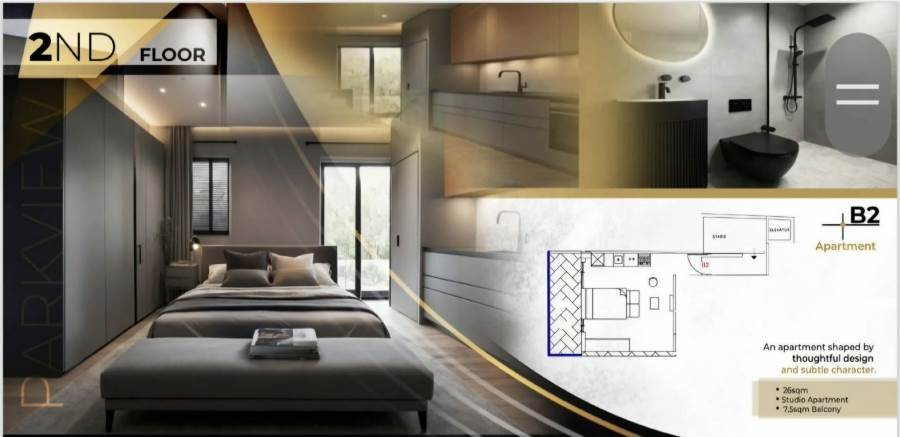 (For Sale) Residential Apartment || Athens South/Kallithea - 26 Sq.m, 1 Bedrooms, 204.000€ 